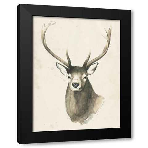 Watchful Woods IV Black Modern Wood Framed Art Print with Double Matting by Popp, Grace
