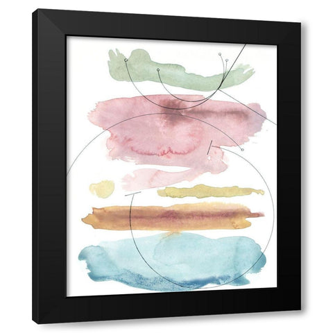 Desert Series I Black Modern Wood Framed Art Print by Delamater, Rob