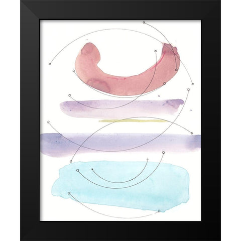 Desert Series III Black Modern Wood Framed Art Print by Delamater, Rob