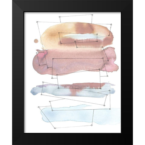 Desert Series V Black Modern Wood Framed Art Print by Delamater, Rob