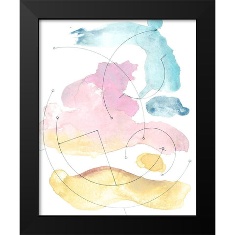 Desert Series VI Black Modern Wood Framed Art Print by Delamater, Rob