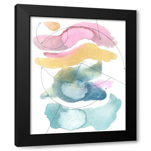 Desert Series VII Black Modern Wood Framed Art Print with Double Matting by Delamater, Rob