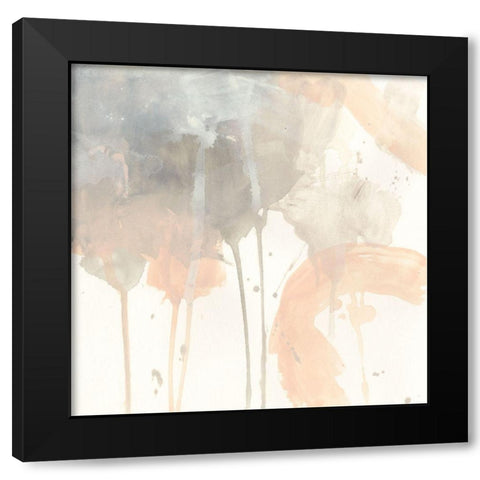 Blush Beacon I Black Modern Wood Framed Art Print by Vess, June Erica