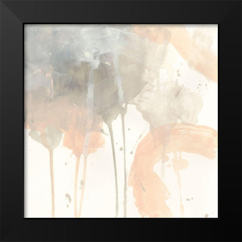 Blush Beacon I Black Modern Wood Framed Art Print by Vess, June Erica