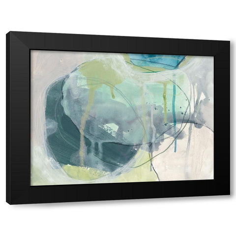 Sea Stone I Black Modern Wood Framed Art Print by Vess, June Erica