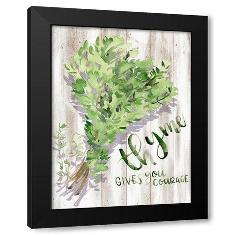 Green Witch IV Black Modern Wood Framed Art Print by Parker, Jennifer Paxton