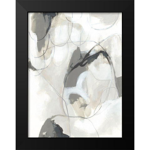 Cloudbank Sonata I Black Modern Wood Framed Art Print by Vess, June Erica