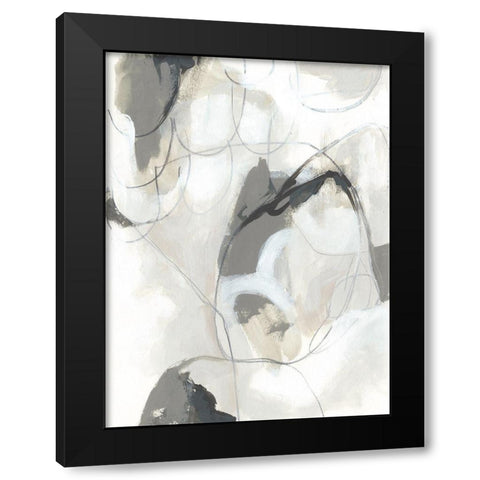Cloudbank Sonata I Black Modern Wood Framed Art Print by Vess, June Erica