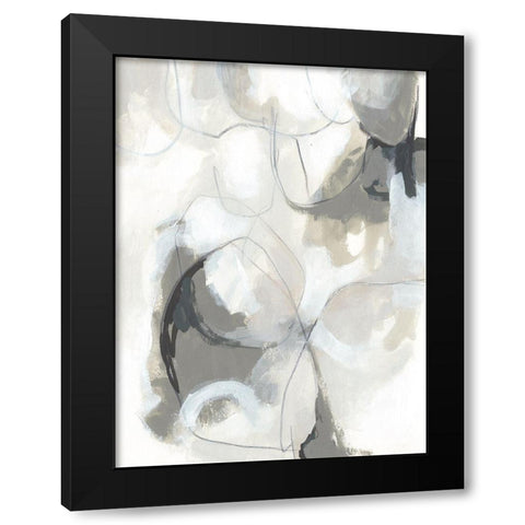 Cloudbank Sonata II Black Modern Wood Framed Art Print with Double Matting by Vess, June Erica