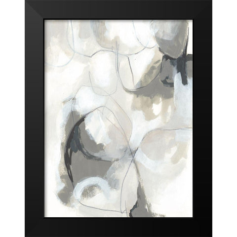 Cloudbank Sonata II Black Modern Wood Framed Art Print by Vess, June Erica