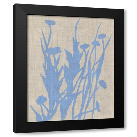 Dusk Botanical I Black Modern Wood Framed Art Print by Zarris, Chariklia