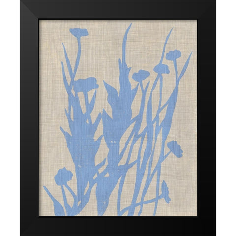 Dusk Botanical I Black Modern Wood Framed Art Print by Zarris, Chariklia
