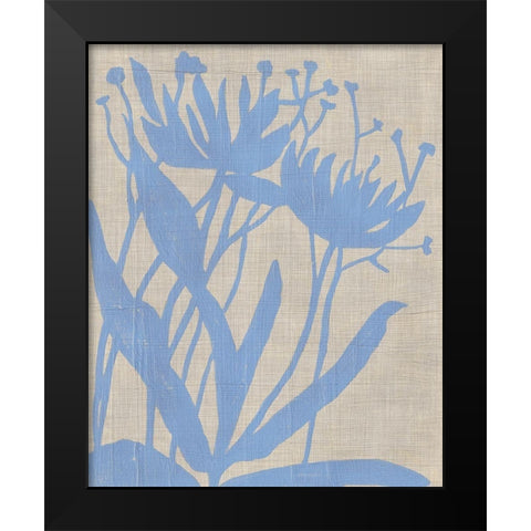 Dusk Botanical VI Black Modern Wood Framed Art Print by Zarris, Chariklia