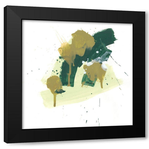 Midori I Black Modern Wood Framed Art Print with Double Matting by Vess, June Erica