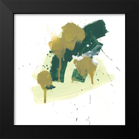 Midori I Black Modern Wood Framed Art Print by Vess, June Erica