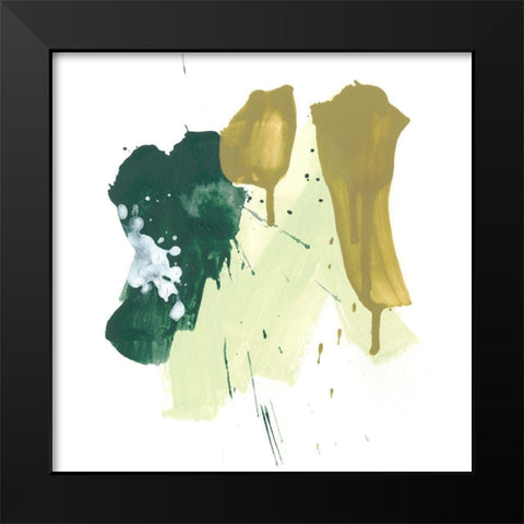 Midori II Black Modern Wood Framed Art Print by Vess, June Erica