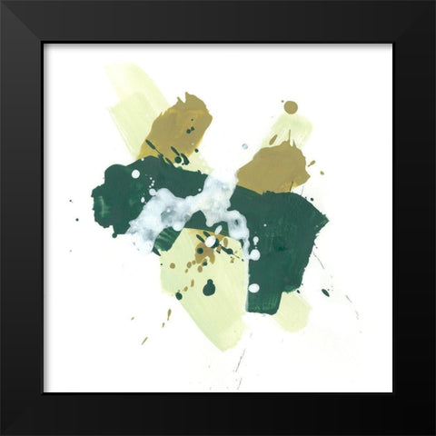 Midori III Black Modern Wood Framed Art Print by Vess, June Erica