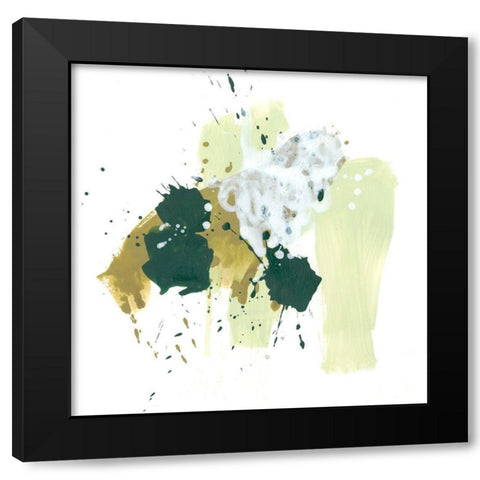 Midori IV Black Modern Wood Framed Art Print by Vess, June Erica