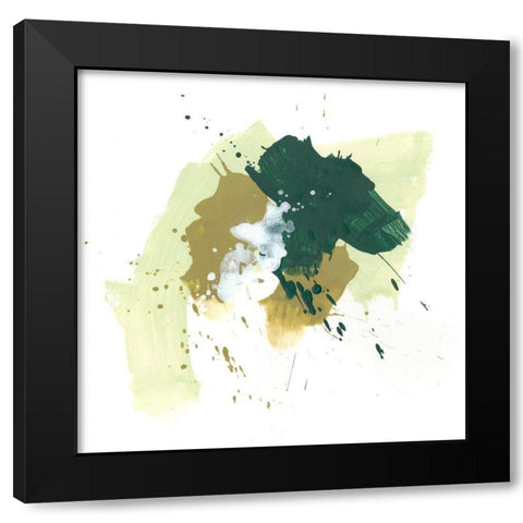 Midori V Black Modern Wood Framed Art Print with Double Matting by Vess, June Erica