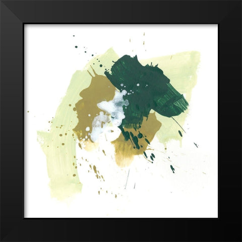 Midori V Black Modern Wood Framed Art Print by Vess, June Erica