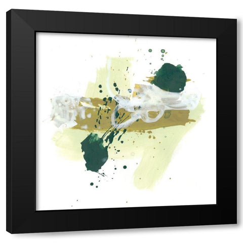 Midori VIII Black Modern Wood Framed Art Print by Vess, June Erica