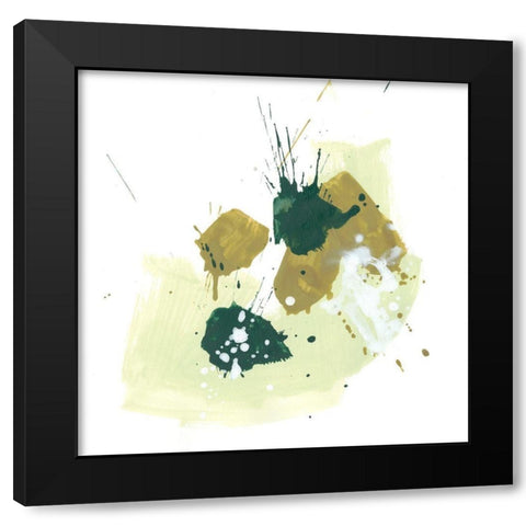 Midori IX Black Modern Wood Framed Art Print with Double Matting by Vess, June Erica
