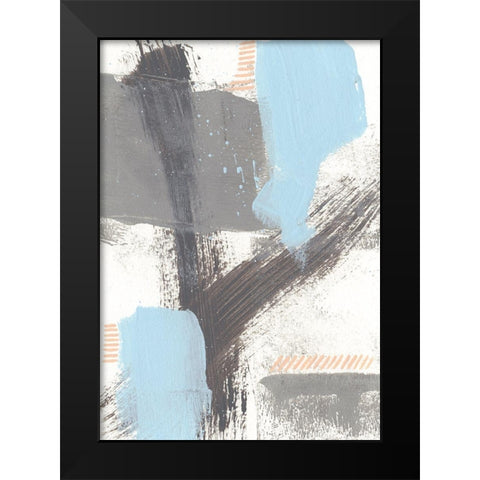 Kenetic I Black Modern Wood Framed Art Print by Moore, Regina