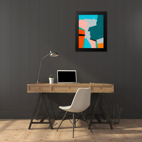 Reunification I Black Modern Wood Framed Art Print by Moore, Regina