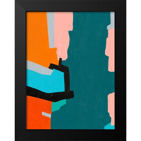 Reunification II Black Modern Wood Framed Art Print by Moore, Regina