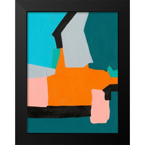 Reunification III Black Modern Wood Framed Art Print by Moore, Regina
