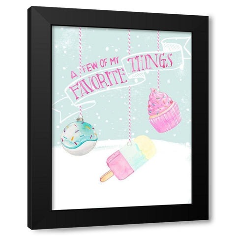 Candy Christmas II Black Modern Wood Framed Art Print by Parker, Jennifer Paxton