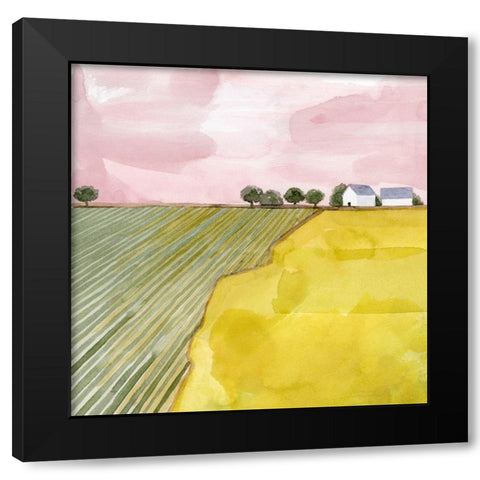 Blush Hour II Black Modern Wood Framed Art Print by Popp, Grace
