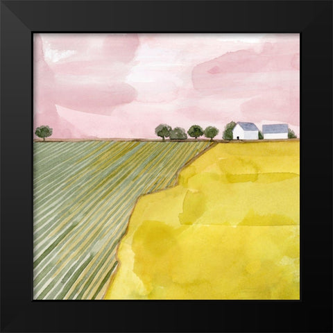 Blush Hour II Black Modern Wood Framed Art Print by Popp, Grace
