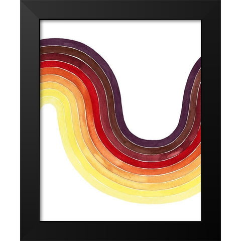 Heatwave I Black Modern Wood Framed Art Print by Popp, Grace