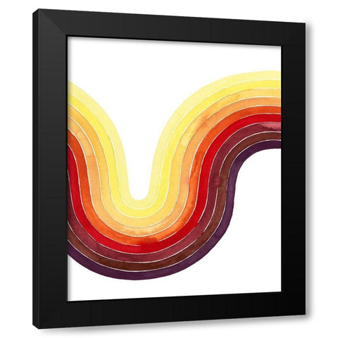Heatwave II Black Modern Wood Framed Art Print by Popp, Grace