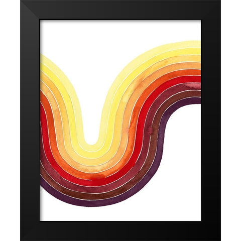 Heatwave II Black Modern Wood Framed Art Print by Popp, Grace