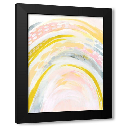 Swooping I Black Modern Wood Framed Art Print with Double Matting by Popp, Grace