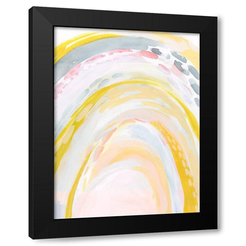 Swooping II Black Modern Wood Framed Art Print with Double Matting by Popp, Grace