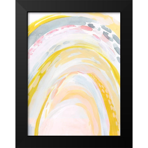 Swooping II Black Modern Wood Framed Art Print by Popp, Grace