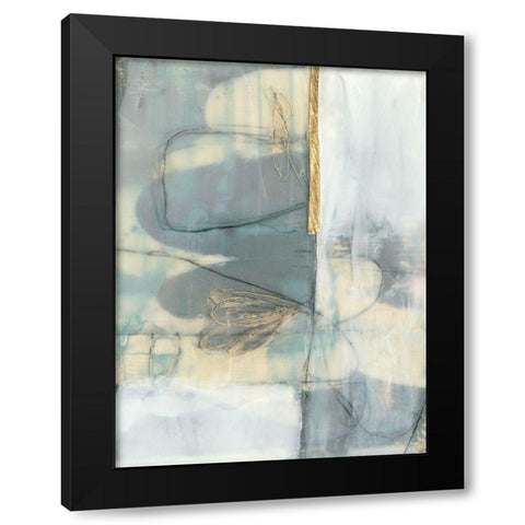 Gilded Whimsy I Black Modern Wood Framed Art Print by Goldberger, Jennifer