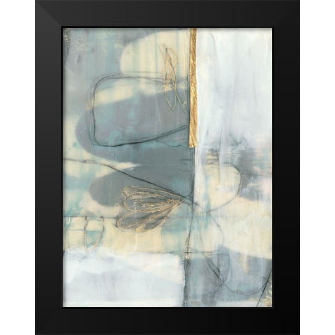 Gilded Whimsy I Black Modern Wood Framed Art Print by Goldberger, Jennifer