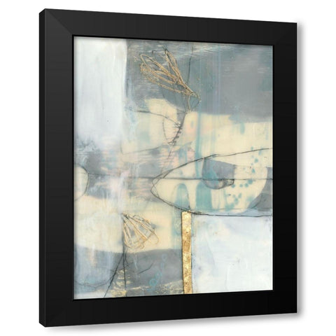 Gilded Whimsy II Black Modern Wood Framed Art Print by Goldberger, Jennifer