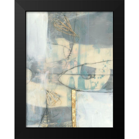 Gilded Whimsy II Black Modern Wood Framed Art Print by Goldberger, Jennifer