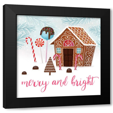 Sweet Holidays II Black Modern Wood Framed Art Print by Borges, Victoria