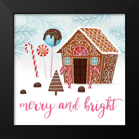 Sweet Holidays II Black Modern Wood Framed Art Print by Borges, Victoria