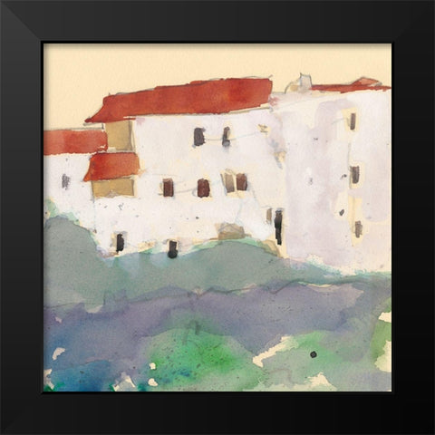 Along the Costa Del Sol I Black Modern Wood Framed Art Print by Dixon, Samuel