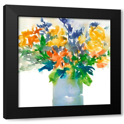 Garden Elements I Black Modern Wood Framed Art Print by Dixon, Samuel