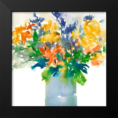 Garden Elements I Black Modern Wood Framed Art Print by Dixon, Samuel