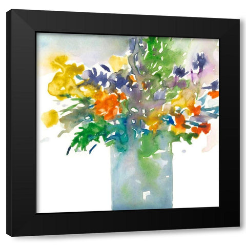 Garden Elements II Black Modern Wood Framed Art Print by Dixon, Samuel