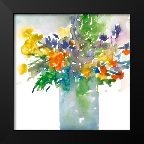 Garden Elements II Black Modern Wood Framed Art Print by Dixon, Samuel